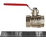 Кран шаровой неполнопроходной ROMMER RBV-0001-2110332 ВР/ВР, ручка рычаг 1 RG00938RJN7A06 3