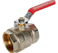 Кран шаровой неполнопроходной ROMMER RBV-0001-2110350 ВР/ВР, ручка рычаг 2 RG00938RJN7S89