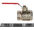 Кран шаровой неполнопроходной ROMMER RBV-0001-2110350 ВР/ВР, ручка рычаг 2 RG00938RJN7S89 3