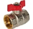 Кран шаровой ROMMER ВР/ВР, ручка бабочка 1 1/4 RBV-0003-2110232 RG00938RJN9RGQ 1