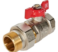 Кран шаровой ROMMER с американкой, ВР/НР, ручка бабочка 1 1/4 RBV-0005-2510232 RG00938RJNBC96