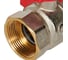 Кран шаровой ROMMER с американкой, ВР/НР, ручка бабочка 1 1/4 RBV-0005-2510232 RG00938RJNBC96 2