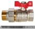 Кран шаровой ROMMER с американкой, ВР/НР, ручка бабочка 1 1/4 RBV-0005-2510232 RG00938RJNBC96 3