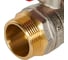 Кран шаровой ROMMER ВР/НР, ручка бабочка 1 1/4 RBV-0004-2210232 RG00938RJNAL11 2