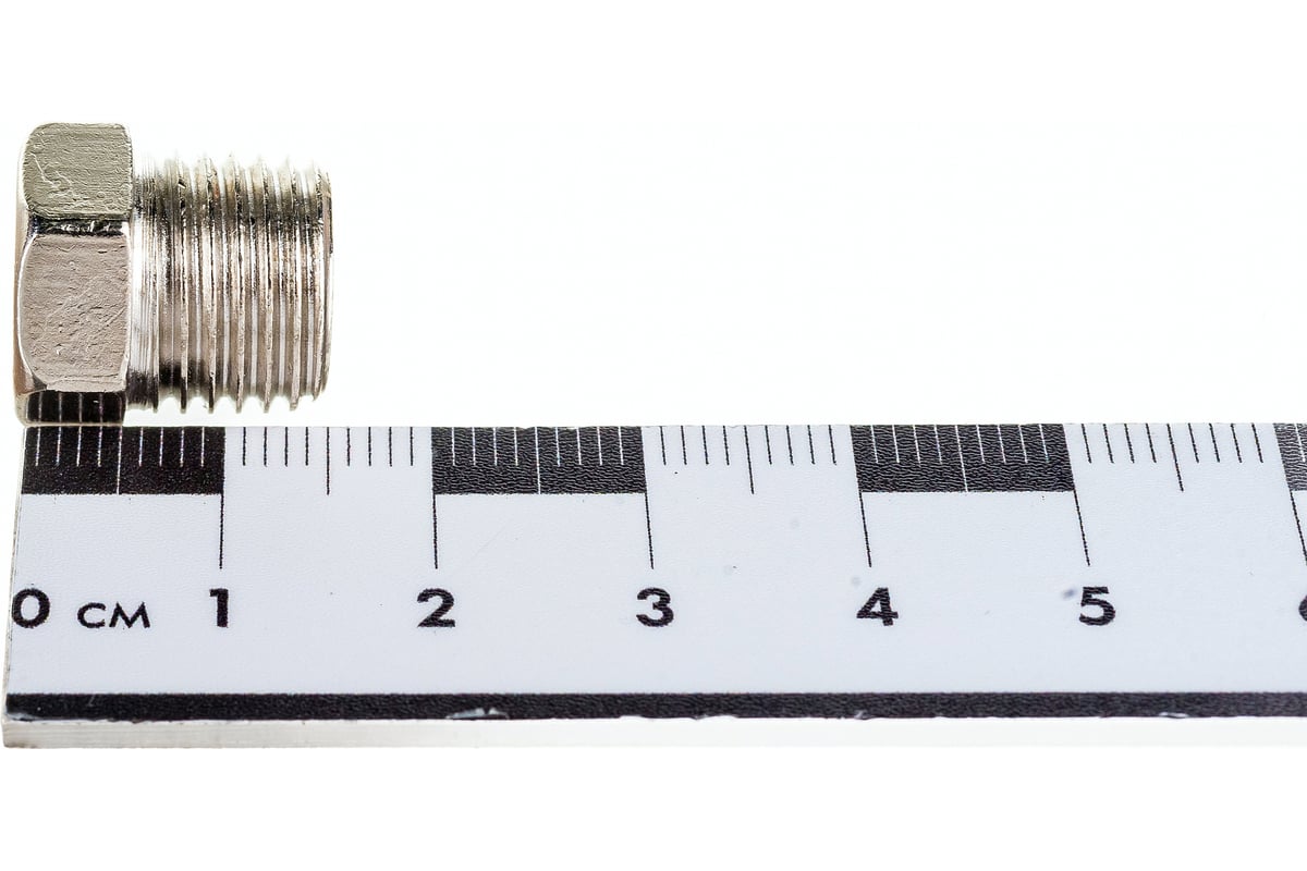 Заглушка с наружной резьбой Pegas pneumatic М1/4\" под гаечный ключ 4106 ...