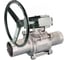 Кран шаровой DN.ru 304-304-PTFE-W-ISO-H Ду125 Ру16 с редуктором RDN-5 D160-54801 1