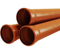 Труба EVER PLAST 160 2 м ПП толщина стенки 4,9 наружная 557844