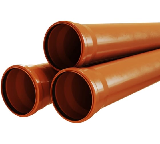 Труба EVER PLAST 160 2 м ПП толщина стенки 4,9 наружная 557844 1