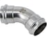Пресс-отвод NEWKEY однораструбный 45 нержавеющий, AISI304 35mm, CF8, PN16 NK-FEPE45_35/4 2