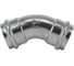 Пресс-отвод NEWKEY однораструбный 45 нержавеющий, AISI304 35mm, CF8, PN16 NK-FEPE45_35/4 3