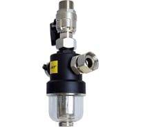 Фильтр самоочищающийся VRT магнитный 3/4'' вн/вн дешламатор для котла, с прозрачн. колбой 556974