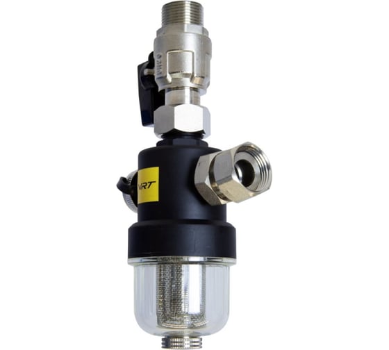 Фильтр самоочищающийся VRT магнитный 3/4'' вн/вн дешламатор для котла, с прозрачн. колбой 556974 1