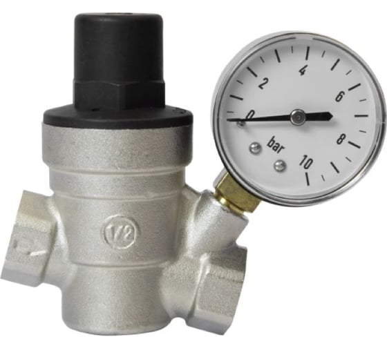 Редуктор давления мембранный VRT 1/2 диап регул: 1,0 - 6,0 бар с манометром 556913 1