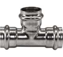 Пресс-тройник NEWKEY ПР/ПР/ПР нержавеющий, AISI304 35mm x 28mm x 35mm, CF8, PN16 NK-PT35*28*35/4