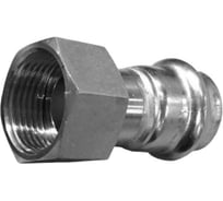 Пресс-соединитель прямой NEWKEY с накидной гайкой нержавеющий, AISI304 DN15x15mm (1/2x15mm), CF8, PN16 NK-PAN15*15/4