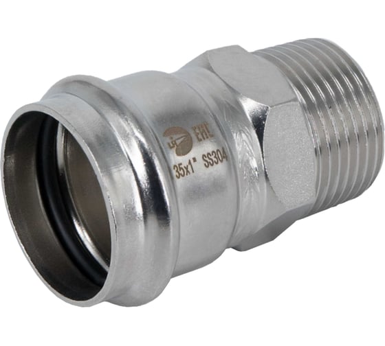 Пресс-соединитель прямой NEWKEY с наружней резьбой нержавеющий, AISI304 DN25x35mm (1x35mm), CF8, PN16 NK-PAM25*35/4 1