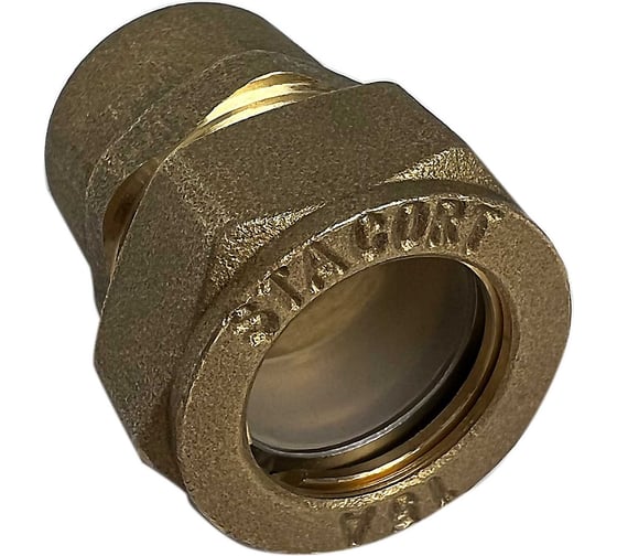 Муфта внутренняя STACORT SF15x1/2''MR (мама) для гофрированной трубы 15А из нержавеющей стали SF15-12MR 1