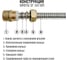 Муфта внутренняя STACORT SF25x1''MR (мама)-для гофрированной трубы 25А из нержавеющей стали SF25-1MR 6