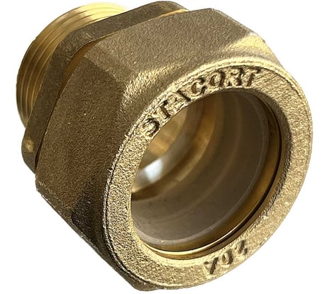 Муфта наружная STACORT SM20x3/4''MR (папа) для гофрированной трубы 20А из нержавеющей стали SM20-34MR