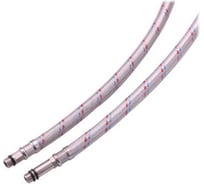 Гибкая подводка ViEiR для смесителя 50см в металлической оплетке M10×1/2 гайка–гайка комплект 2шт BZEJ50