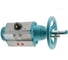 Привод пневматический двухсторонний NEWKEY AT105D с ручным дублером, DN80 NK-PPDW105 2