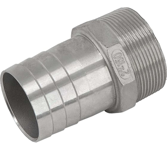 Штуцер елочка нержавеющий NEWKEY AISI304 DN50x50mm (2x50mm), (CF8), PN16 NK-FHN50x50/4 1