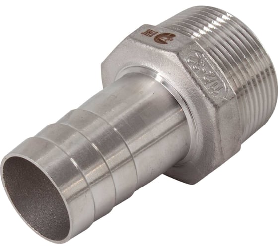 Штуцер елочка нержавеющий NEWKEY AISI304 DN40 x 32mm (1_1/2 x 32mm), (CF8), PN16 NK-FHN40x32/4 1