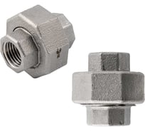 Американка NEWKEY вр/вр, нержавеющая, AISI304 DN 8 (1/4), (CF8), PTFE, PN16, набор 2 шт BAV2-NK-ADD8/4