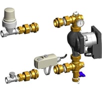 Смесительный узел с насосом Watts (Wilo Star-RS 25/6-3) 1 FWR (межос. 21см) 2025410 10004260