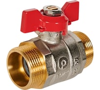 Кран шаровой ROMMER НР/НР, ручка бабочка 1 1/4 RBV-0007-2410232 RG00938RJNC4HA