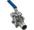 Кран шаровый NEWKEY приварной, AISI304 DN32 (1_1/4), с электроприводом AC 220V (C-05) NK-BEp32/4*PEAH50 3