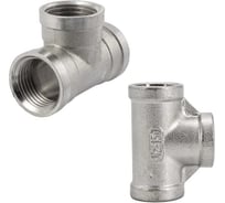 Тройник NEWKEY 1/2 дюйма (ДУ 15) AISI 304 набор 2 шт NAB2-NK-DTF15/4