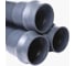 Труба напорная AQUAVIVA НПВХ 125 SDR 26 PN10 225-8,6-3000 ГОСТ Р 51613-2000 AQV3225086 41787 1