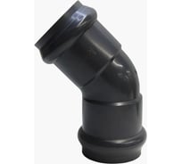 Отвод AQUAVIVA НПВХ напорный двухраструбный 225х45 AQV103225 35205