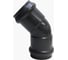 Отвод AQUAVIVA НПВХ напорный двухраструбный 225х45 AQV103225 35205 1