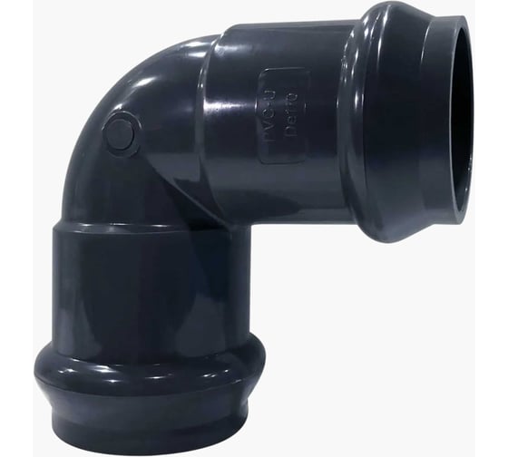 Отвод AQUAVIVA НПВХ напорный двухраструбный 225х90 AQV102225 35206 1