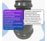 Патрубок AQUAVIVA НПВХ напорный переходной двухраструбный 225/110 AQV225110 14761 4