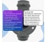 Тройник напорный AQUAVIVA с НПВХ фланцем 225/150 AQV104225FR0 14795 4