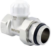Клапан термостататический прямой с уплотнением PROFACTOR 1 PF RVT 855