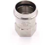 Муфта нержавеющая ViEiR 35х1 гайка для соединения крупных диаметров VPSF355