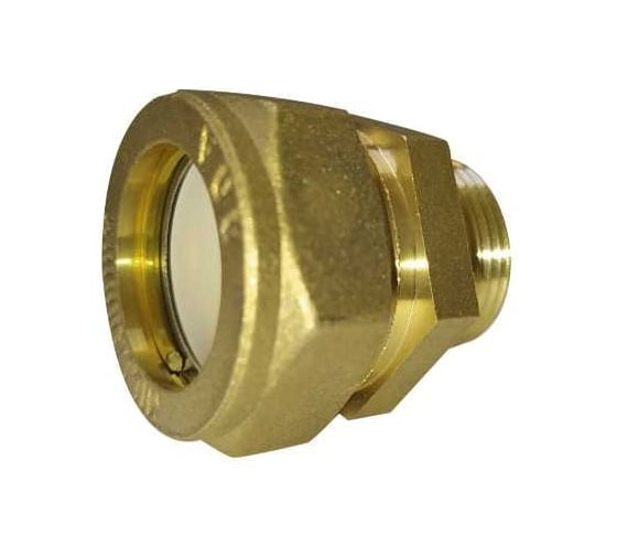 Муфта никель для гофрированной трубы ViEiR 20х1 дюйм наружная резьба штуцер для подключения к фитингам VPM205-N 1