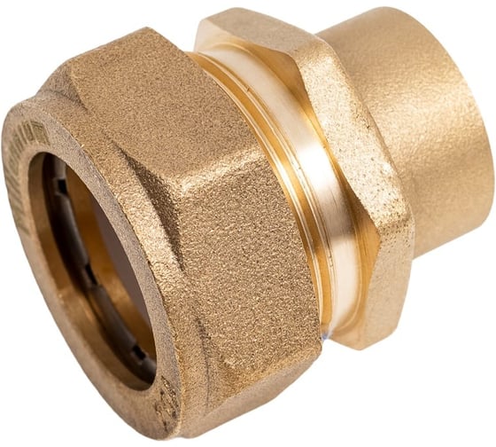 Муфта никель для гофрированной трубы ViEiR 20х1 дюйм внутренняя резьба гайка для подключения трубопроводов VPF205-N 1