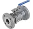 Кран шаровый фланцевый NEWKEY под привод нержавеющий (3PC), AISI316TI DN50 (2), PN40 NK-BFp50/6ti 1