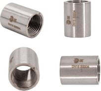 Муфта стальная нержавеющая NEWKEY AISI304 DN15 (1/2), (CF8), PN16 набор 4 шт NAB4-NK-MM15/4