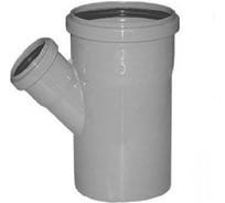 ПВХ Тройник VIEIR Ф110×50×45 подключение малого отвода ARN2278