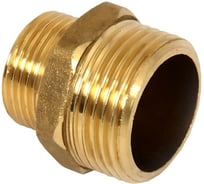 Ниппель переходной ViEiR латунный, 1 ш x 11/2 ш (две наружные резьбы) SH75