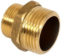 Ниппель переходной ViEiR латунный, 1 ш x 11/4 ш (две наружные резьбы) SH65