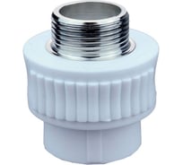 Муфта комбинированная полипропиленовая ViEiR Ф63х2 наружная резьба переход на резьбовое соединение VER638SM