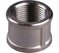 Муфта никелированная ViEiR 2 шт, 1/2 гайка x 1/2 гайка для бытовых систем SFN33