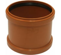 Муфта ПВХ ViEiR 2 шт, Ф110 для соединения канализационных труб наружной системы М 110 С